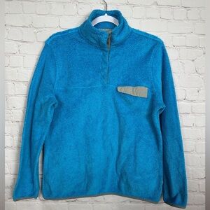 Jachs Fleece Jumper Snap-T‎ pullover jacket shirt, sz S